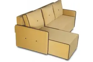 Угловой диван слим еврокнижка вид - 5